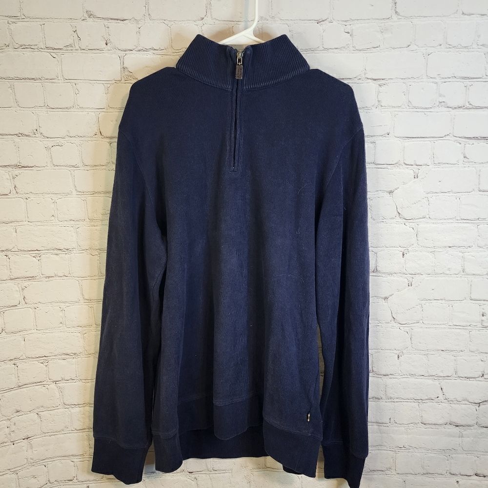 Men's Eddie Bauer zip-up sweater fleece, size LT